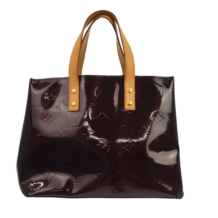 Borsa Louis Vuitton Red Vernis Reade PM Tote Handbag Vintage in Pelle Vernis Rosso