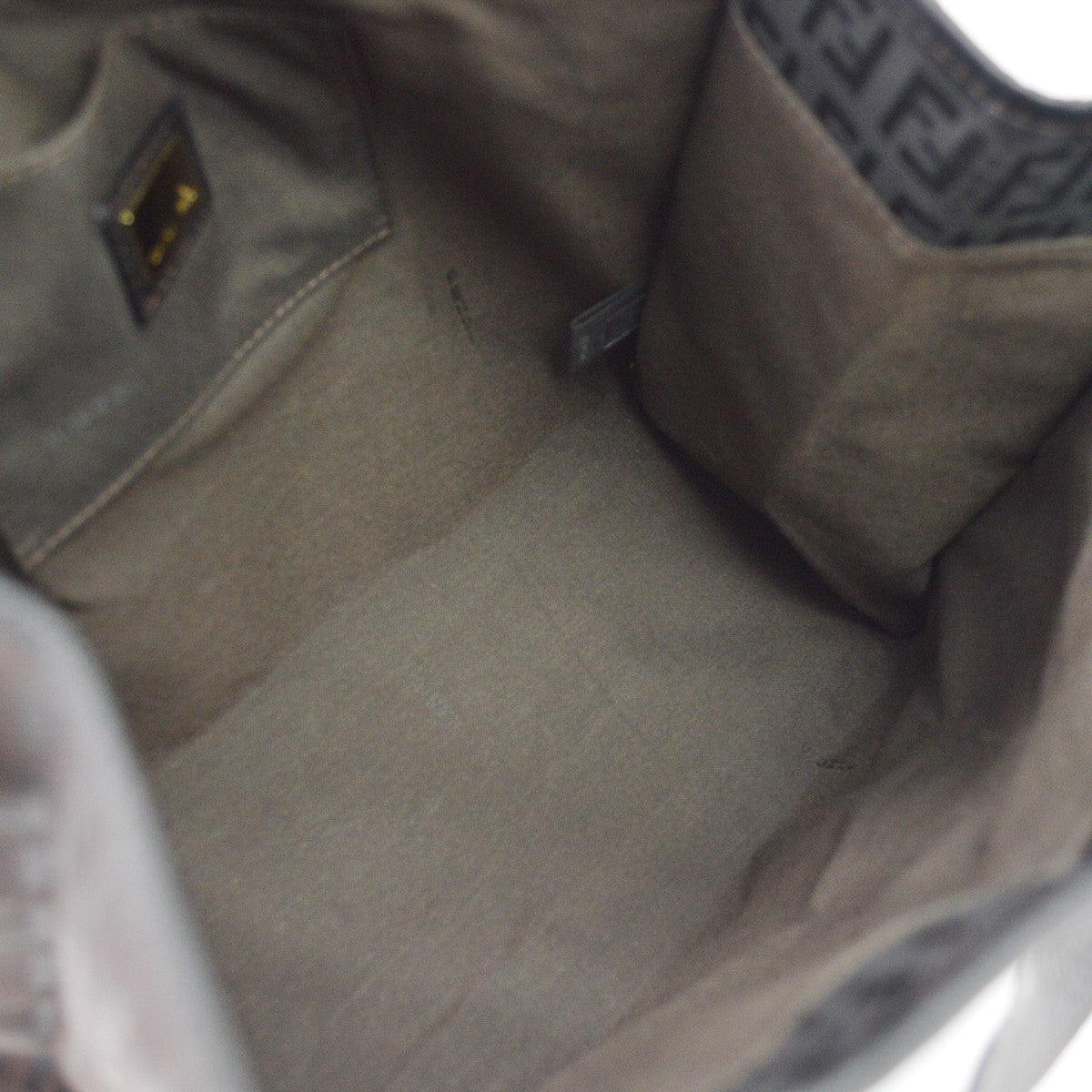 Fendi Zucchino Tote Vintage in Tela Nera