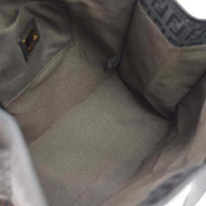 Fendi Zucchino Tote Vintage in Tela Nera