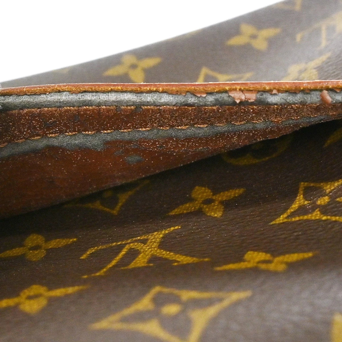 Borsa Louis Vuitton Monogram Blois Crossbody Bag Vintage in Monogram Canvas, Leather Marrone