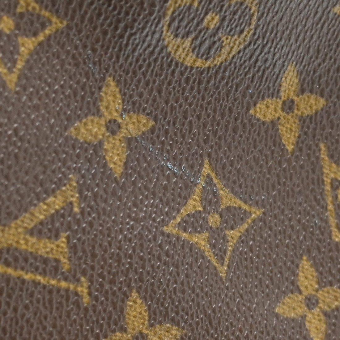 Borsa Louis Vuitton Looping GM Vintage in Pelle Marrone