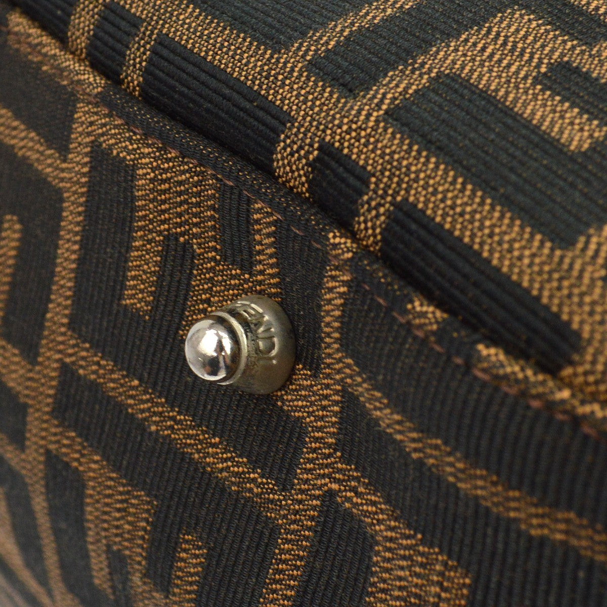 Fendi Zucca Tote Vintage in Tela Marrone