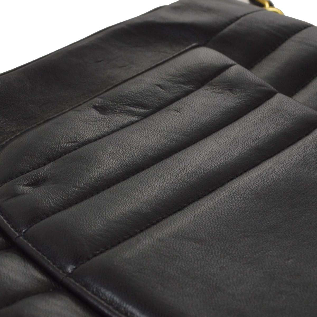 Chanel Black Lambskin Mademoiselle Jumbo Classic Flap Bag