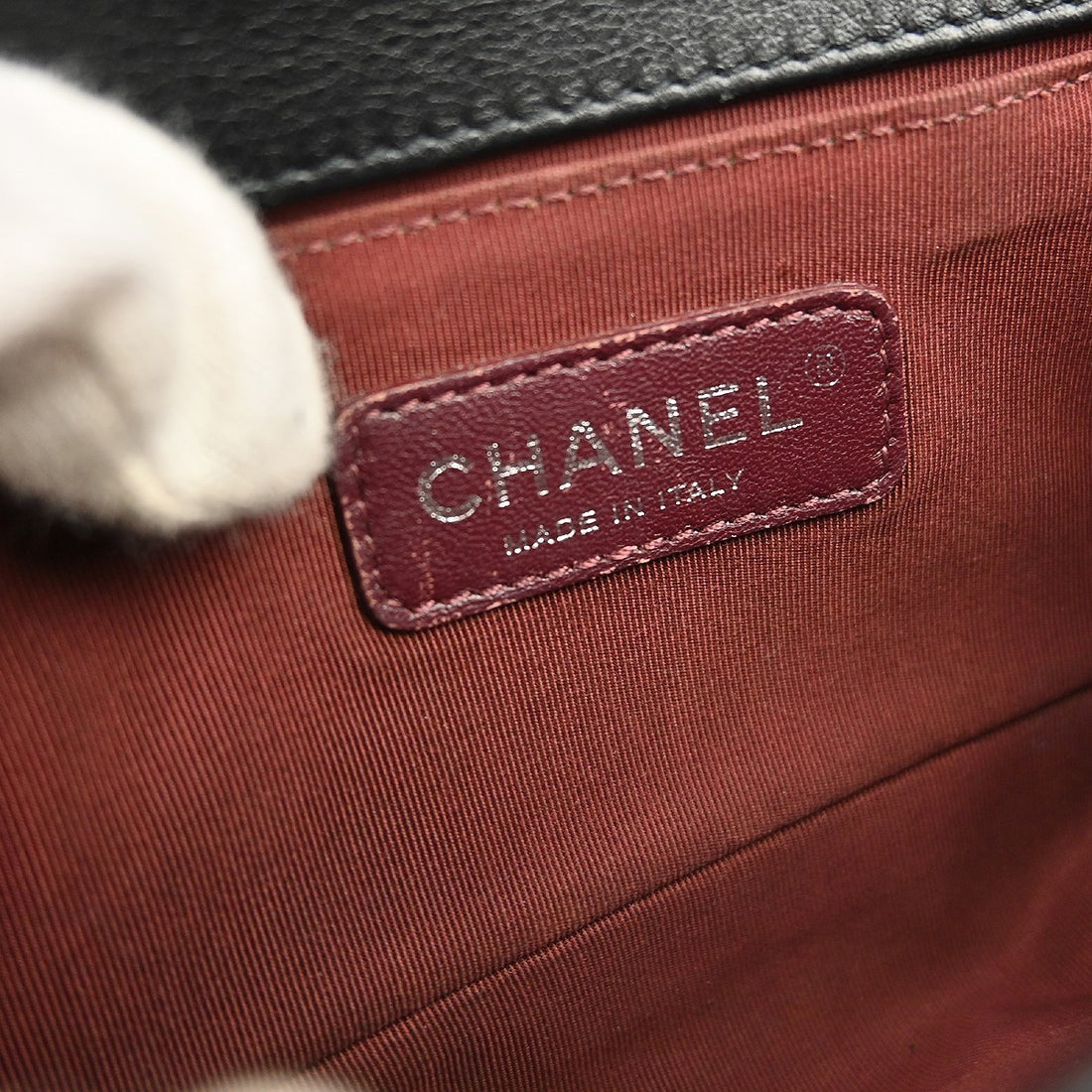 Chanel Boy Small in Velluto Nero Vintage