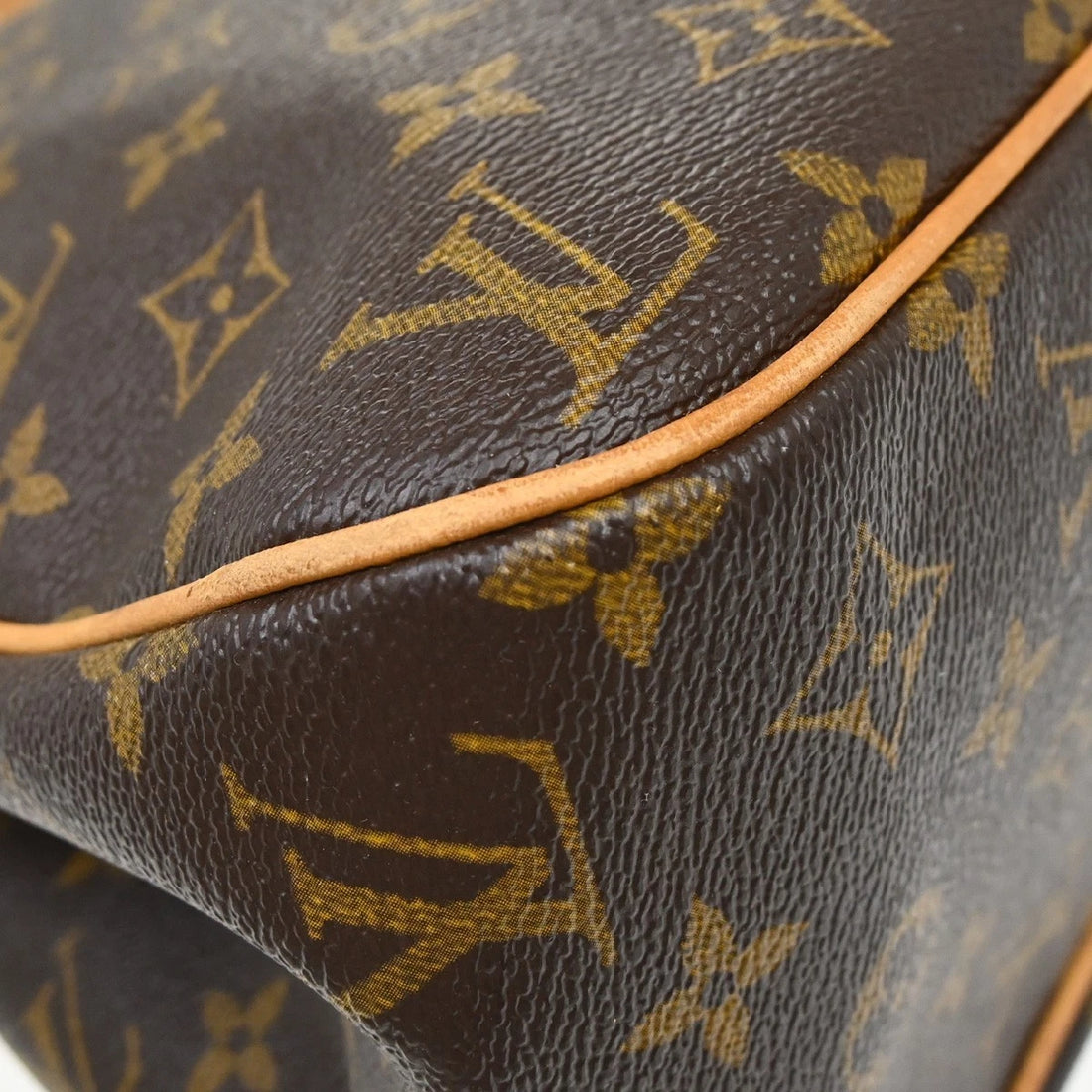 Borsa Louis Vuitton Batignolles Horizontal Tote Bag Vintage in Monogram Canvas, Leather Marrone