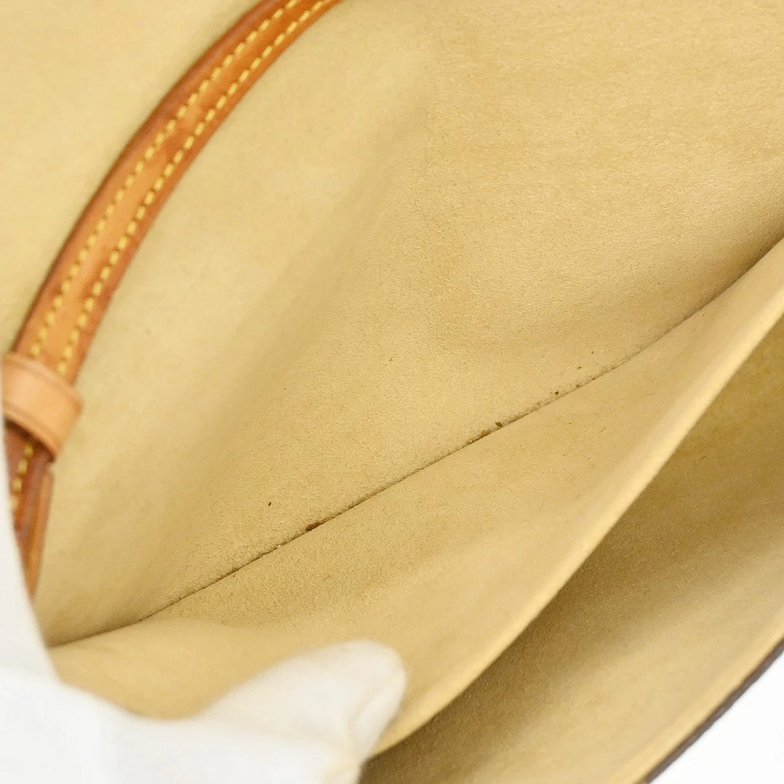 Borsa Louis Vuitton Pochette Twin GM Crossbody Bag Vintage in Monogram Canvas, Leather Marrone