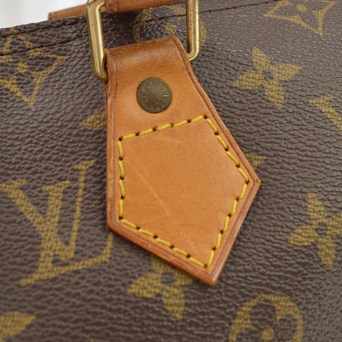 Borsa Louis Vuitton Speedy 25 Vintage in Pelle e Tela Monogram Marrone