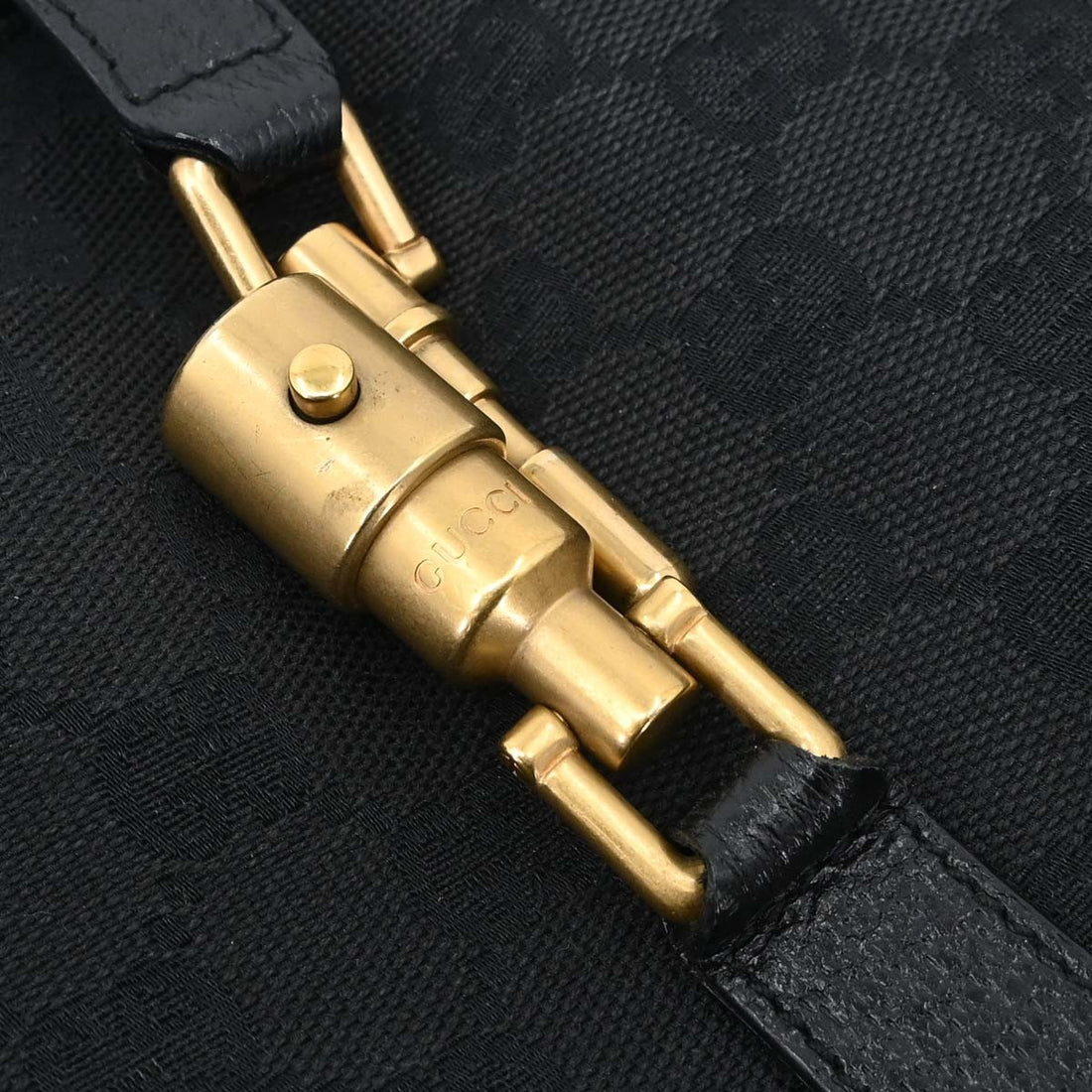 Borsa Gucci GG Jackie Vintage in Tela Nera