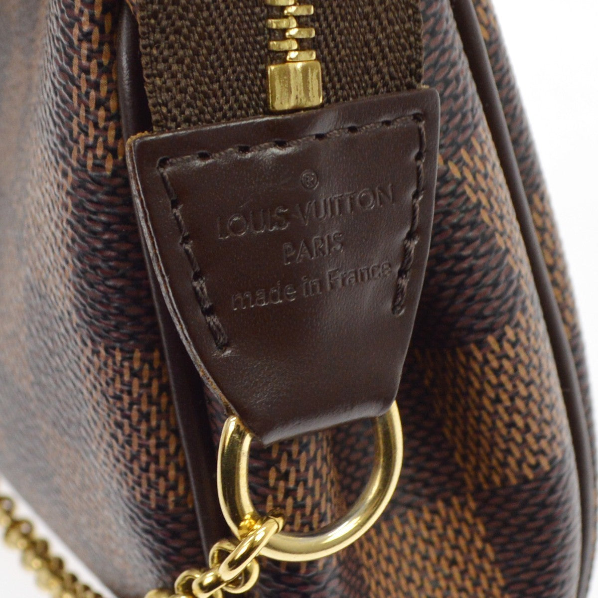 Louis Vuitton Damier Eva 2way Chain Handbag
