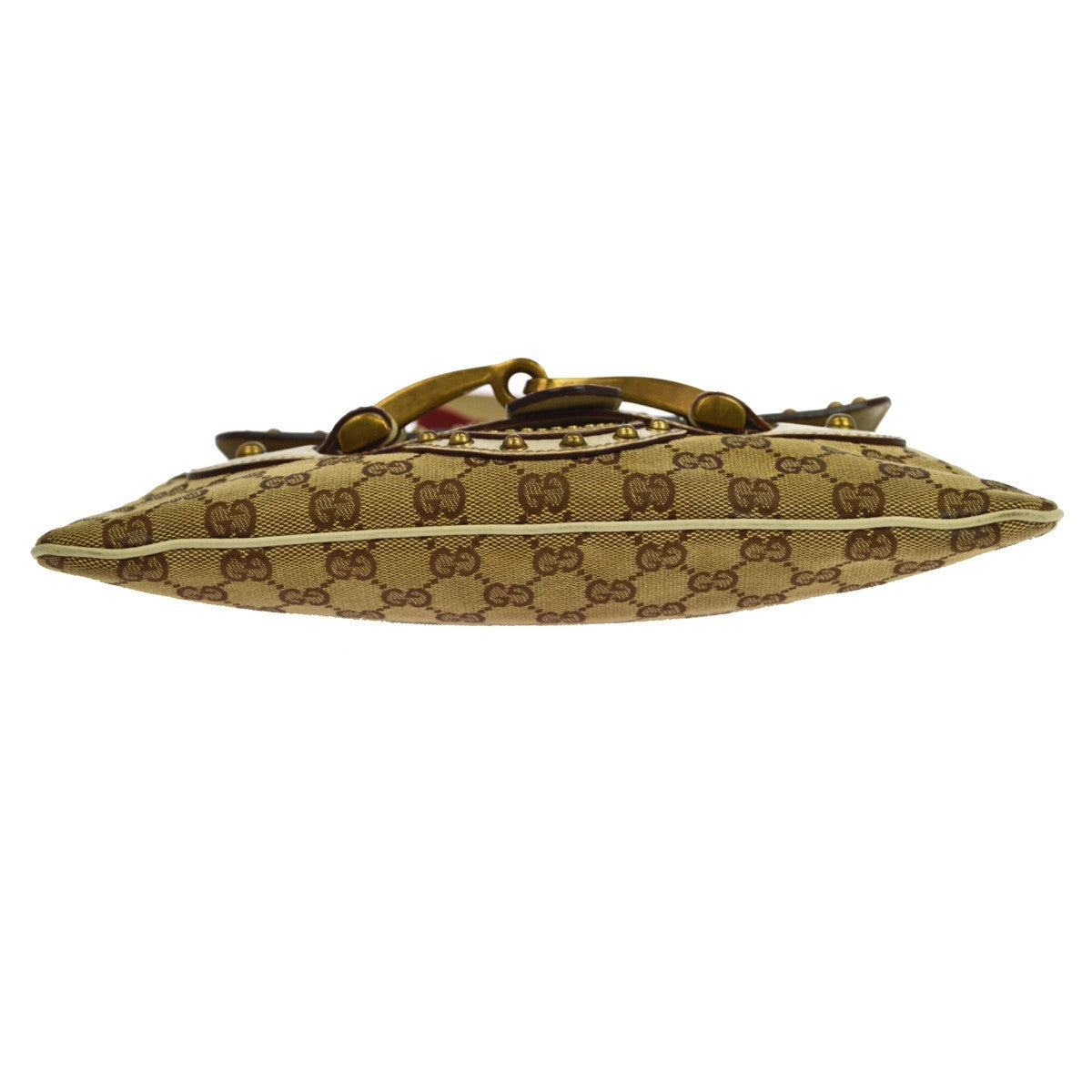 Gucci GG Horsebit Studded Runway Shoulder Bag Vintage