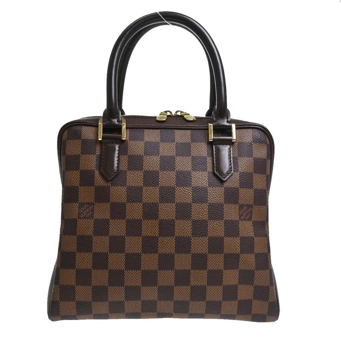 Borsa Louis Vuitton Damier Triana Handbag Vintage in Damier Canvas Marrone