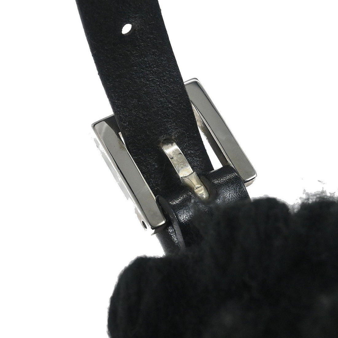 Fendi Baguette Vintage in Black Wool Handbag