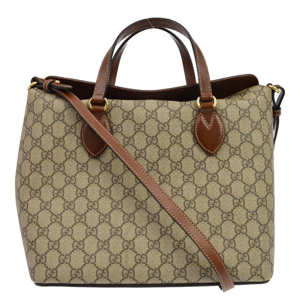 Borsa Gucci GG Supreme 2way Vintage in Tela Beige