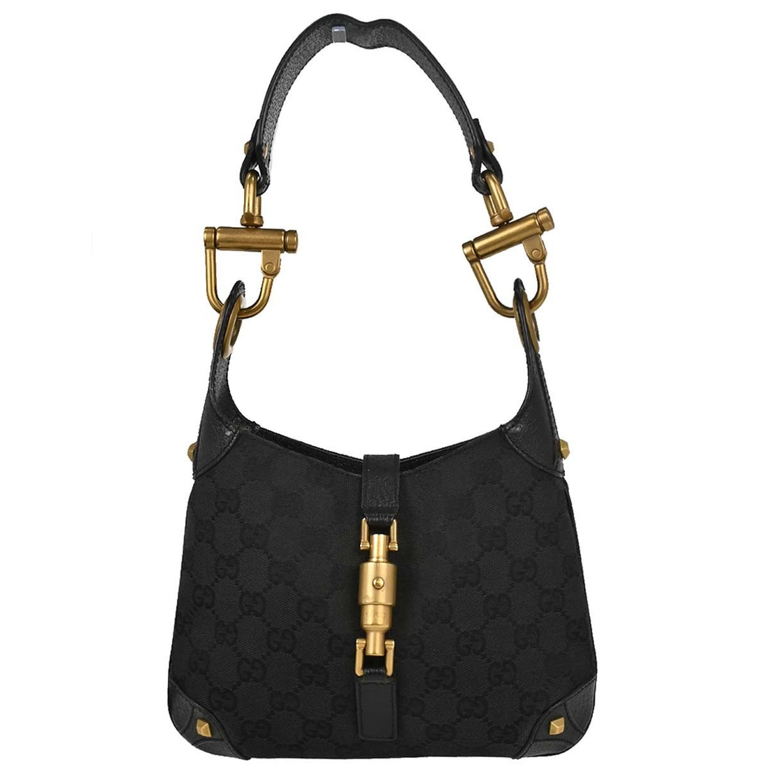 Borsa Gucci GG Jackie Vintage in Tela Nera