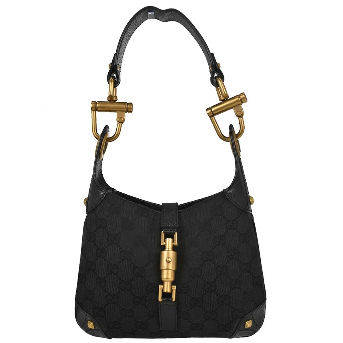 Borsa Gucci GG Jackie Vintage in Tela Nera