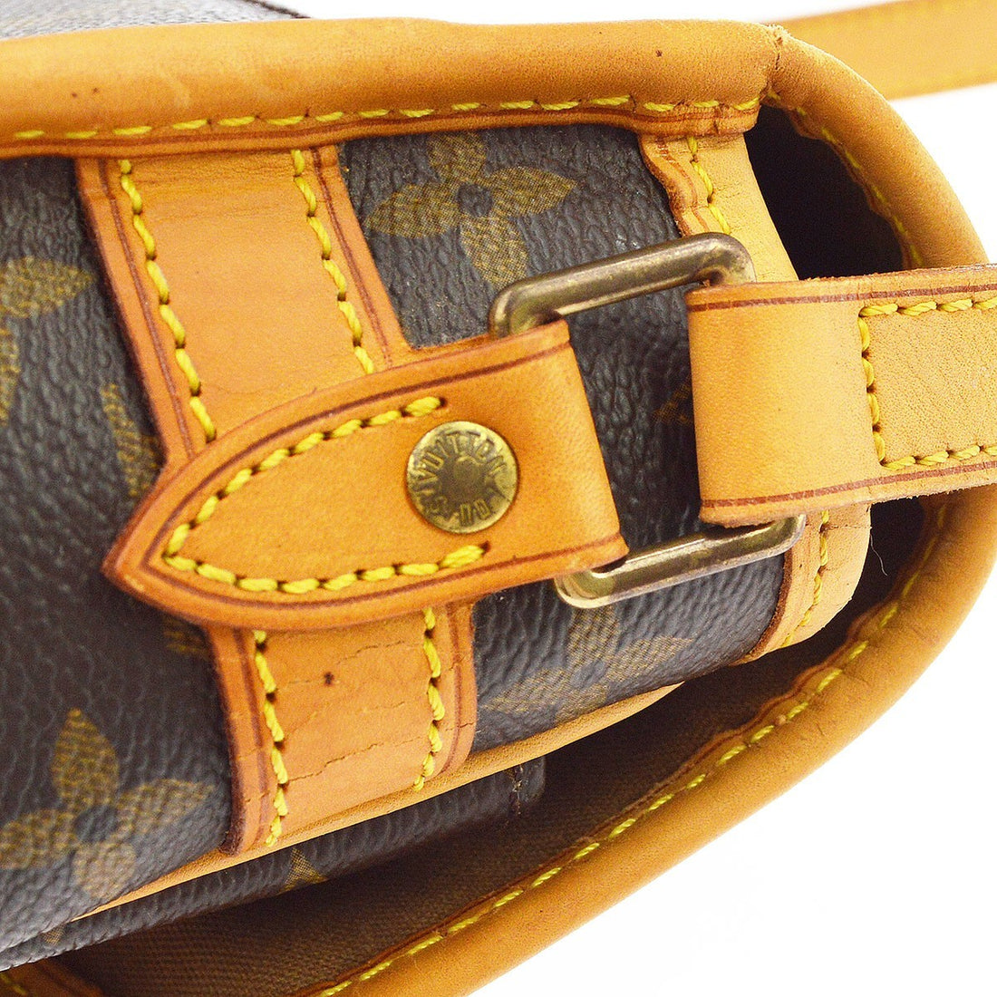 Borsa Louis Vuitton Sologne Vintage in Tela Monogram e Pelle Marrone