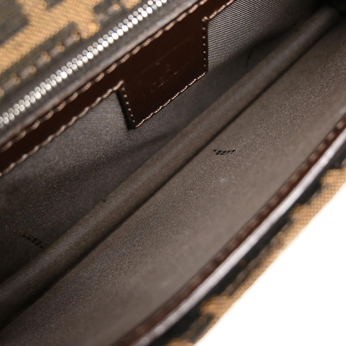 Fendi Brown Canvas Zucca Handbag