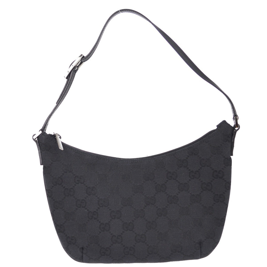 Gucci Black GG Shoulder Bag Vintage