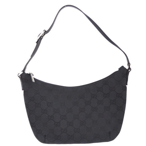 Gucci Black GG Shoulder Bag Vintage