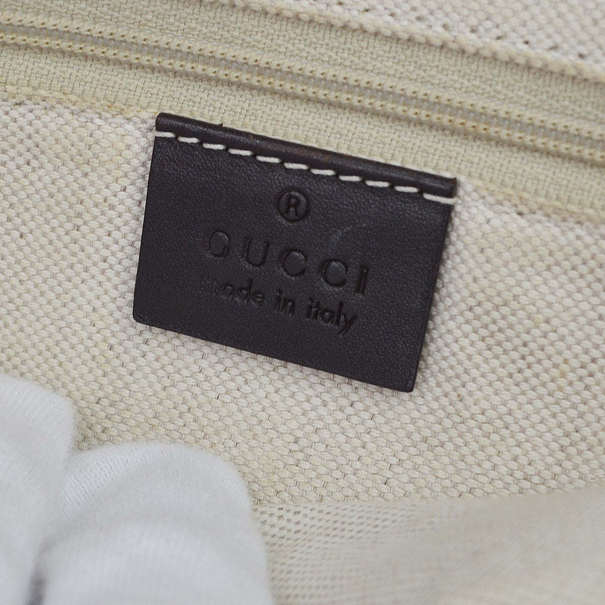 Gucci Brown Sukey GG Tote Bag
