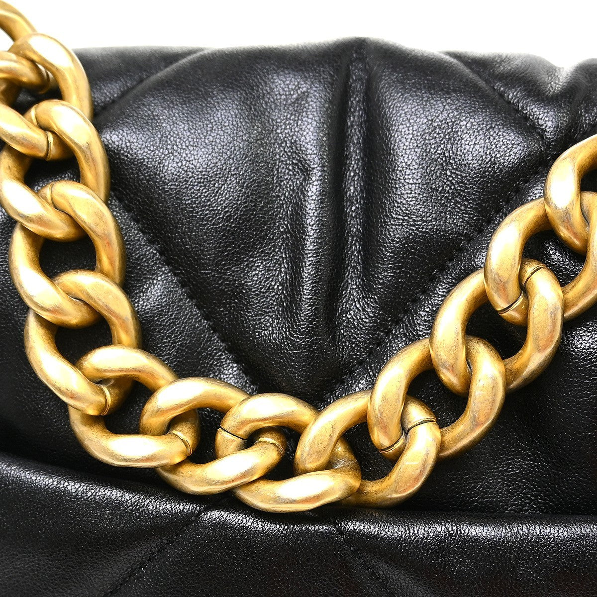 Chanel Black Lambskin 19 Large 2way Handbag