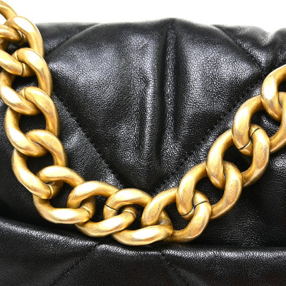 Chanel Black Lambskin 19 Large 2way Handbag