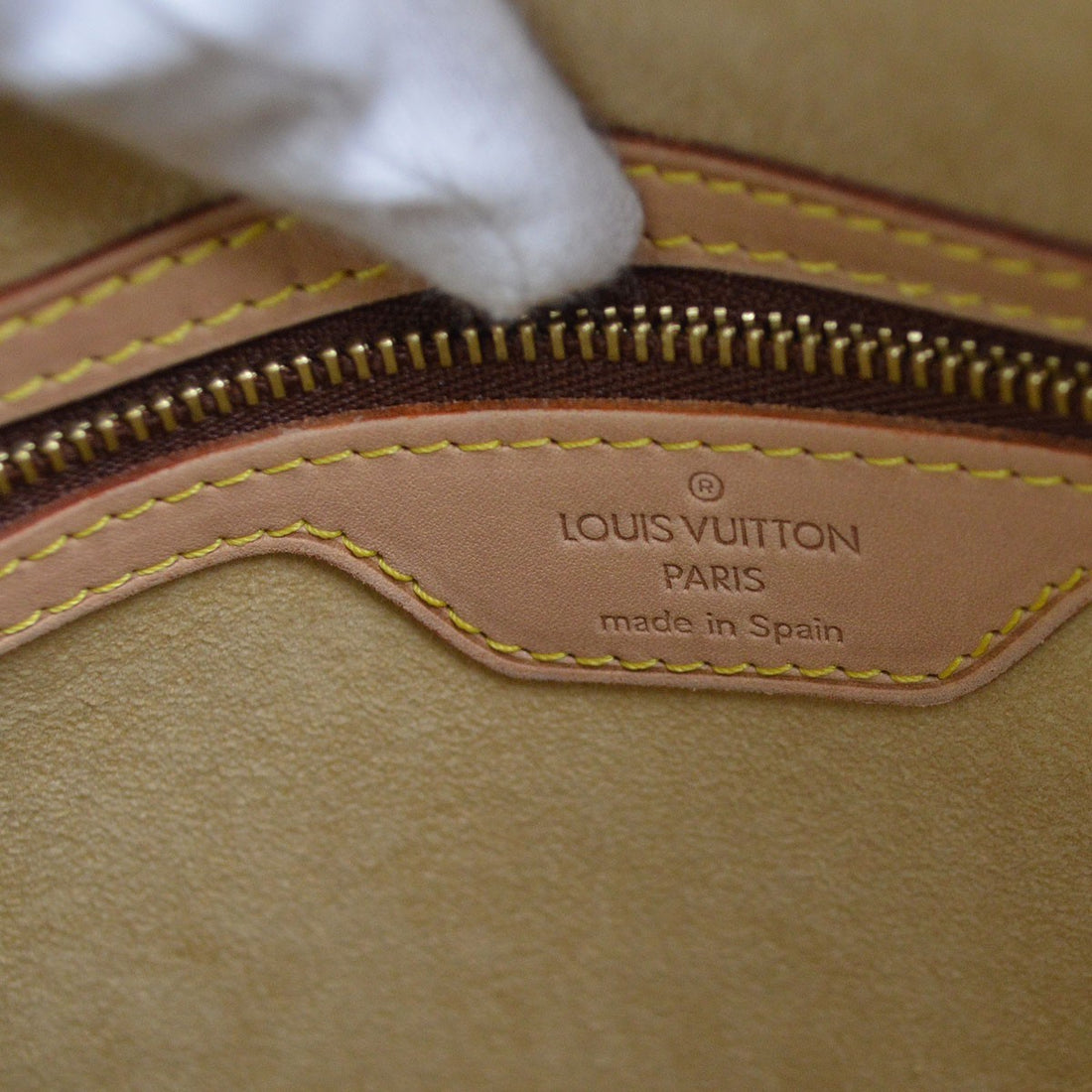 Borsa Louis Vuitton Looping GM Shoulder Bag Monogram Vintage in Monogram Canvas Marrone