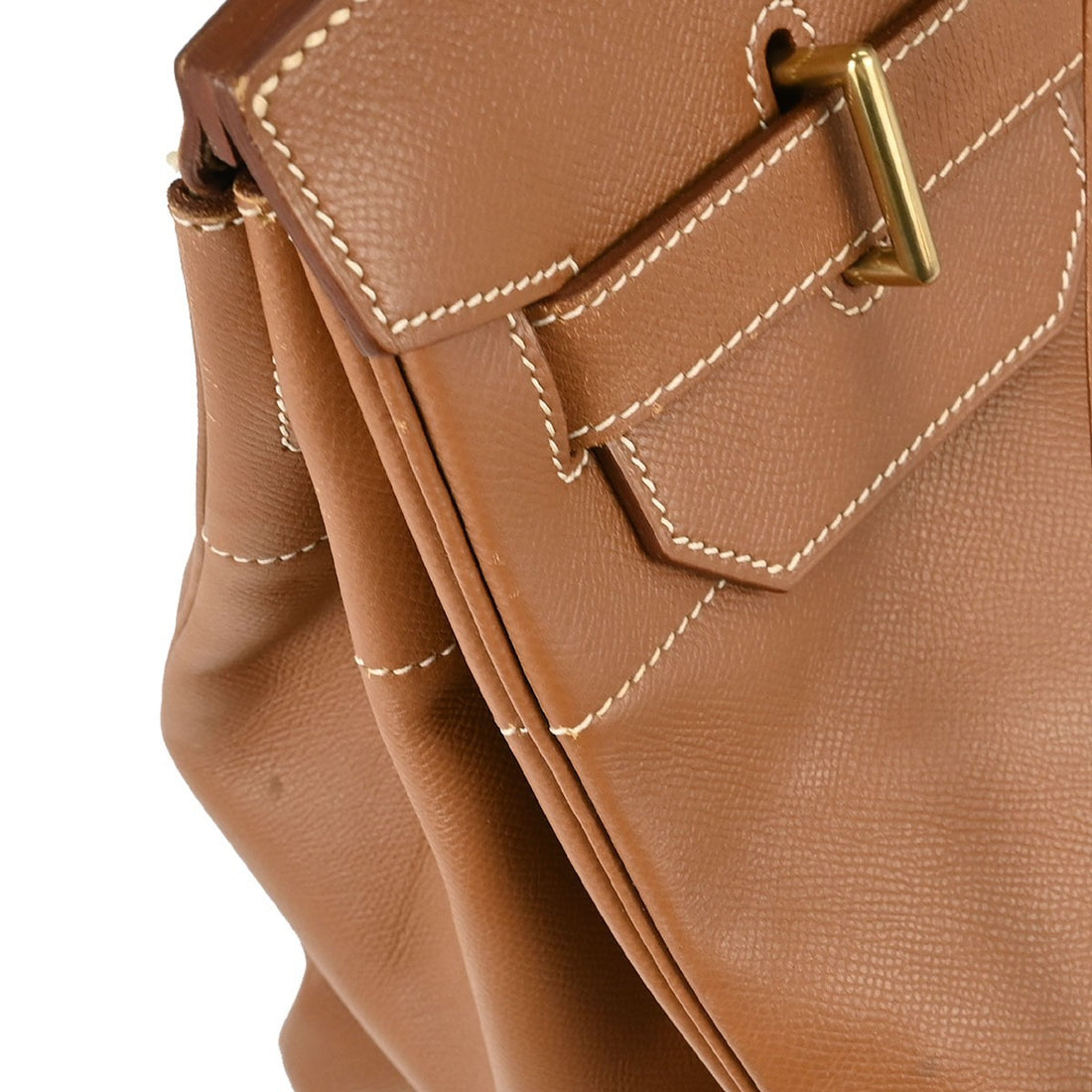 Borsa Hermès Gold Courchevel HAC Haut a Courroies 40 Handbag Vintage in Pelle Courchevel Gold