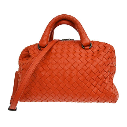 Bottega Veneta Red Intrecciato 2way Mini Handbag Vintage