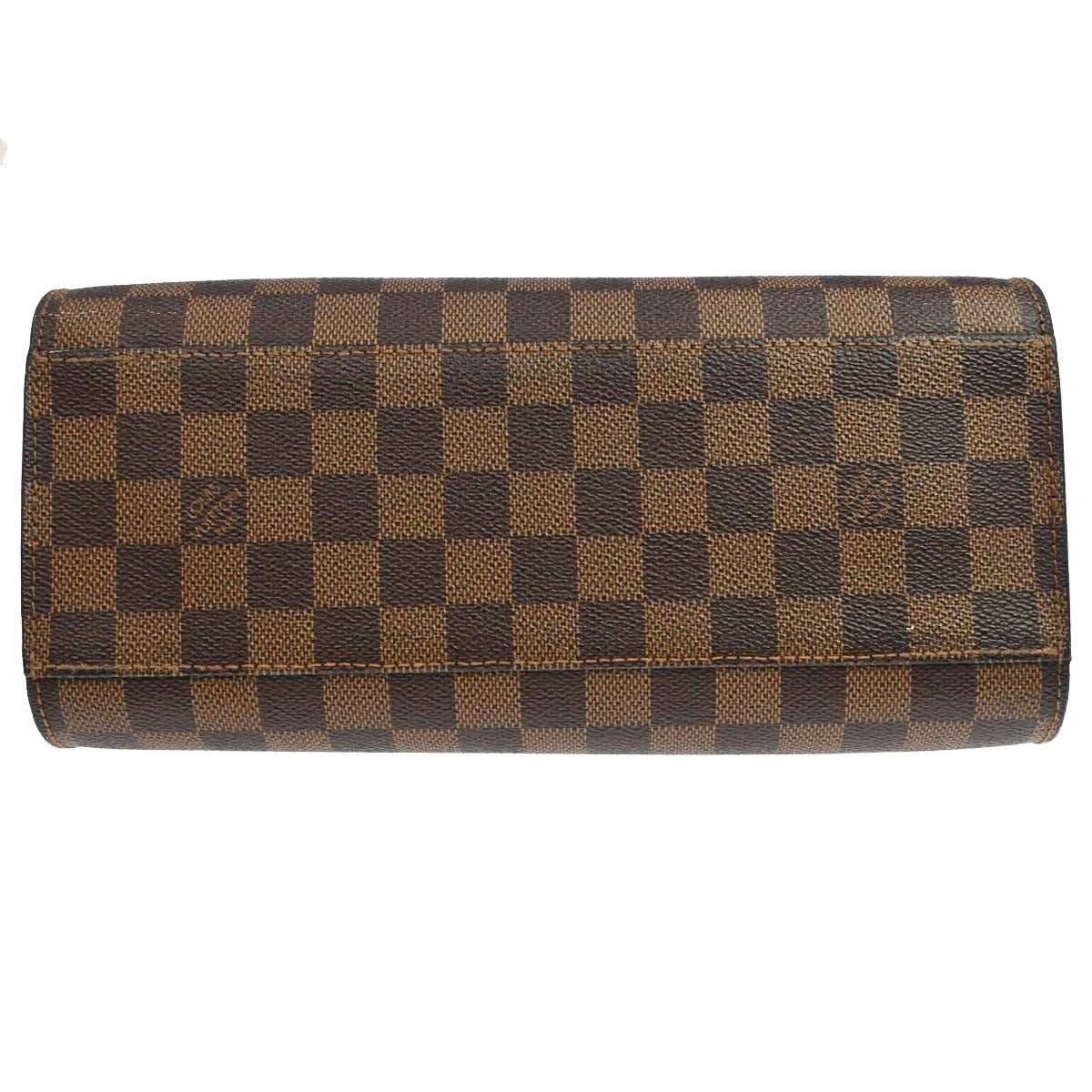 Louis Vuitton Triana Handbag Damier Canvas Ebene