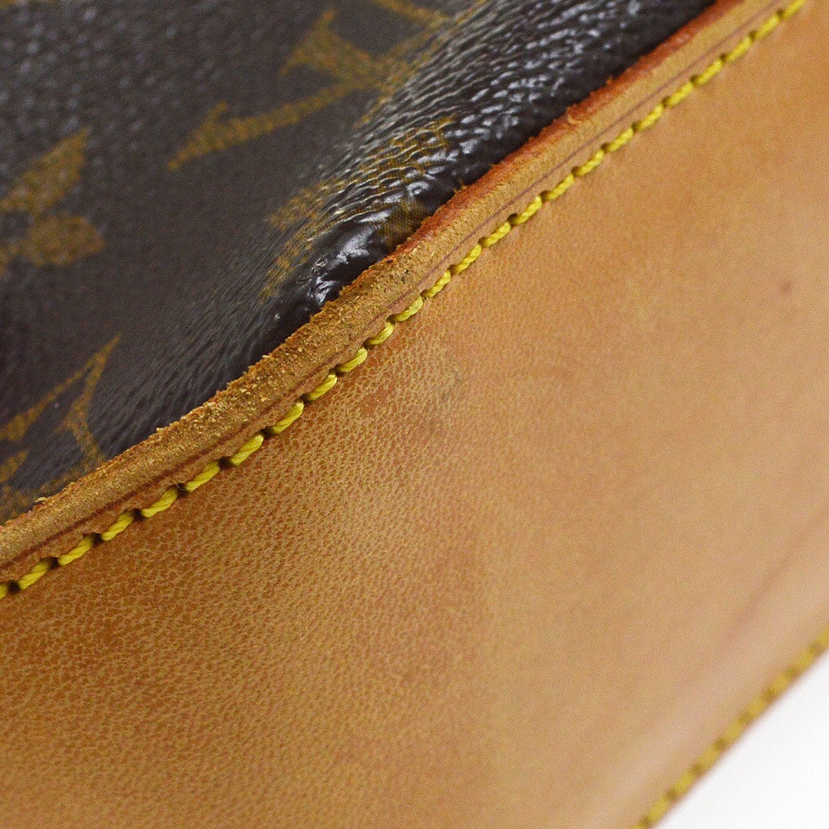 Borsa Louis Vuitton Trotteur Vintage in Tela Monogram Marrone