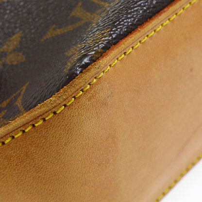Borsa Louis Vuitton Trotteur Vintage in Tela Monogram Marrone