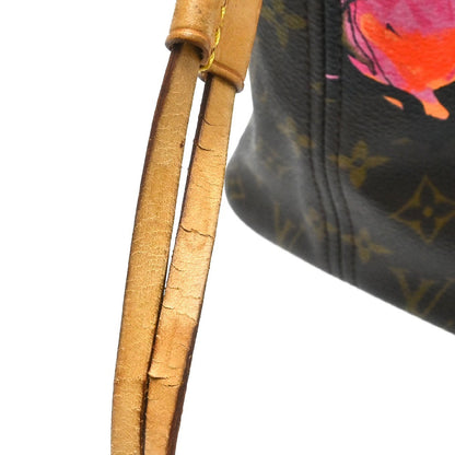 Louis Vuitton Rose Neverfull MM Shoulder Tote Bag
