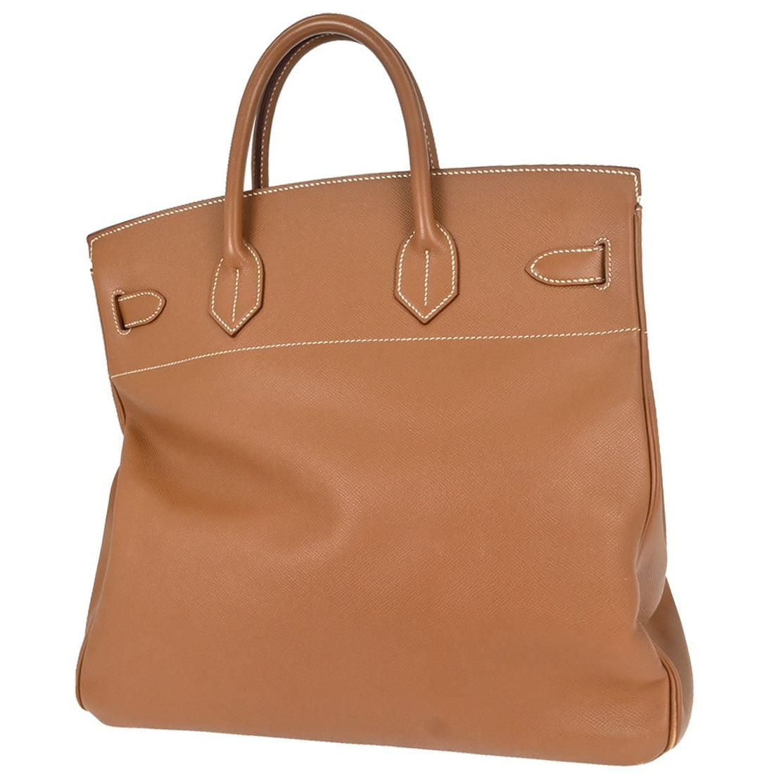 Borsa Hermès Gold Courchevel HAC Haut a Courroies 40 Handbag Vintage in Pelle Courchevel Gold