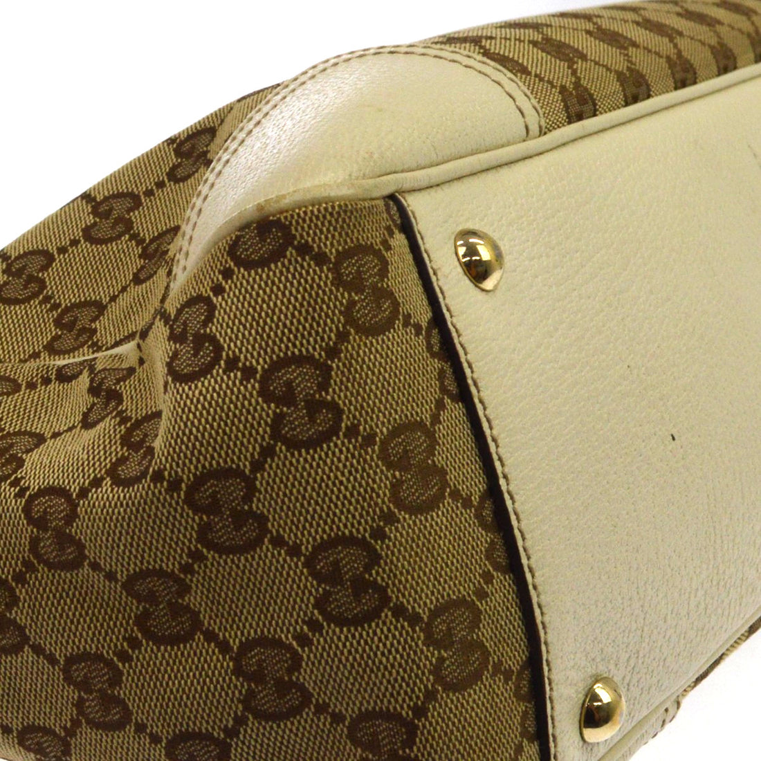 Borsa Gucci Princy Vintage in Tela e Pelle Marrone