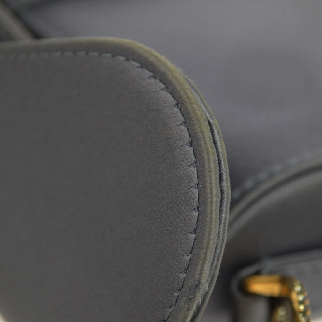 Borsa Christian Dior Crystal Saddle Mini Saddle Bag Vintage in Raso Blu Grigio