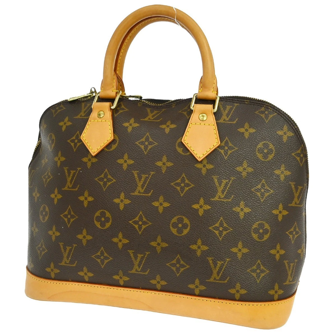 Borsa Louis Vuitton Alma Handbag Vintage in Monogram Canvas Marrone