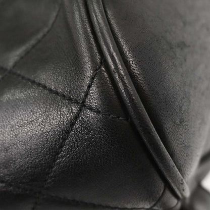 Chanel Circle Lock Backpack Vintage in Pelle di Agnello Nera
