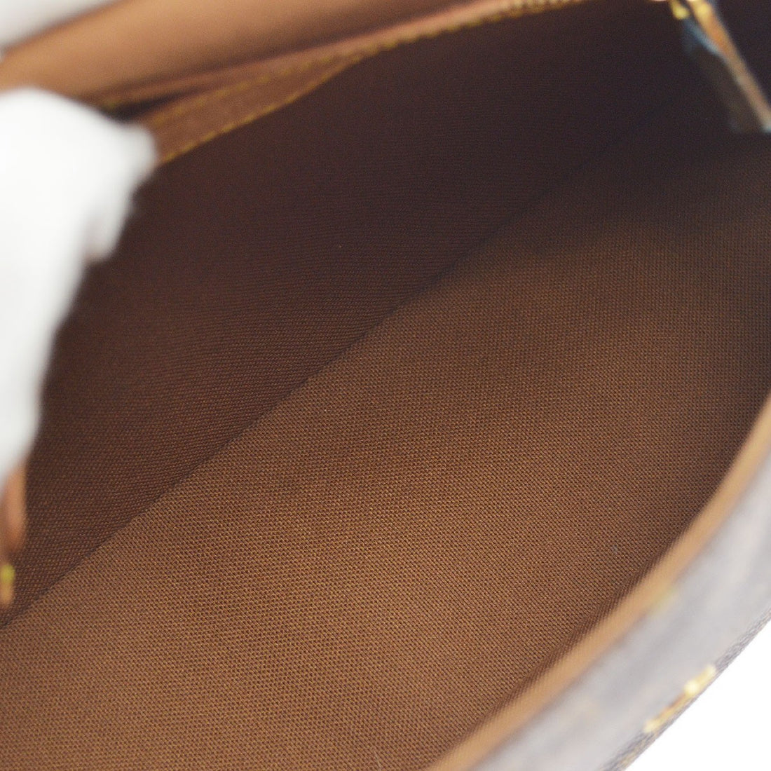 Borsa Louis Vuitton Monogram Mini Looping Handbag Vintage in Monogram Canvas, Pelle Marrone