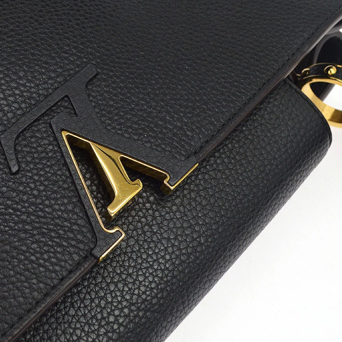 Borsa Louis Vuitton Capucine GM Hand Bag Vintage in Pelle Nero