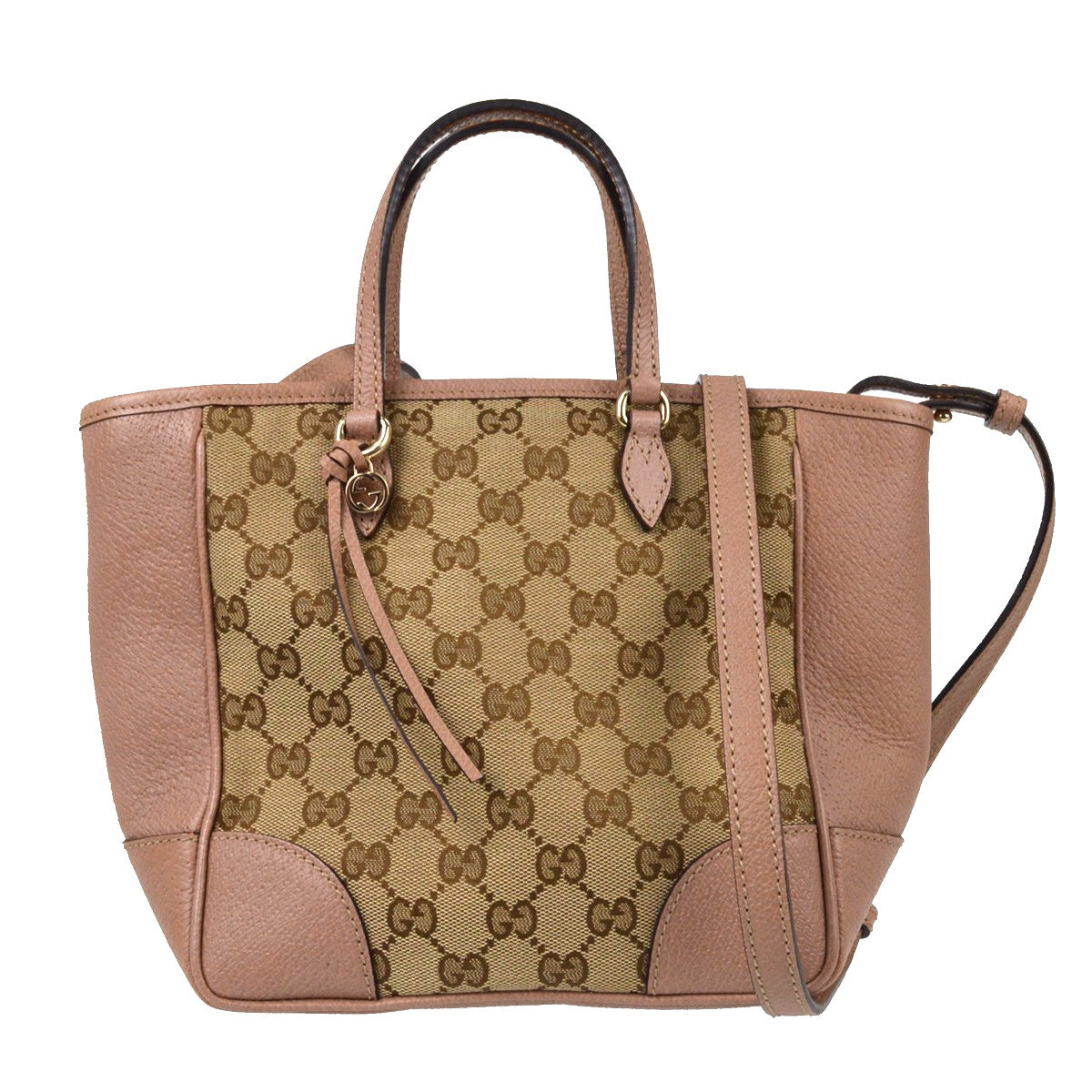 Gucci Pink Bicolor GG Bree Small Tote Bag Vintage