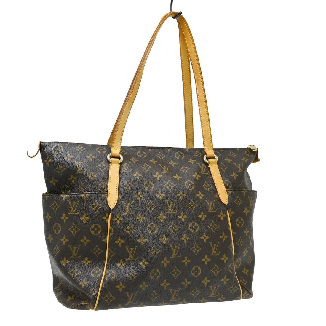 Borsa Louis Vuitton Monogram Totally MM Shoulder Bag Vintage in Monogram Canvas, Leather Marrone
