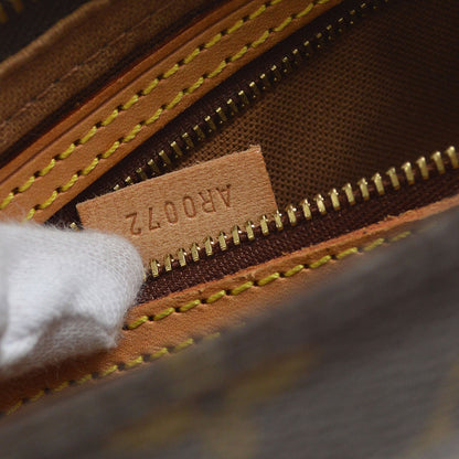 Borsa Louis Vuitton Trotteur Vintage in Tela Monogram Marrone