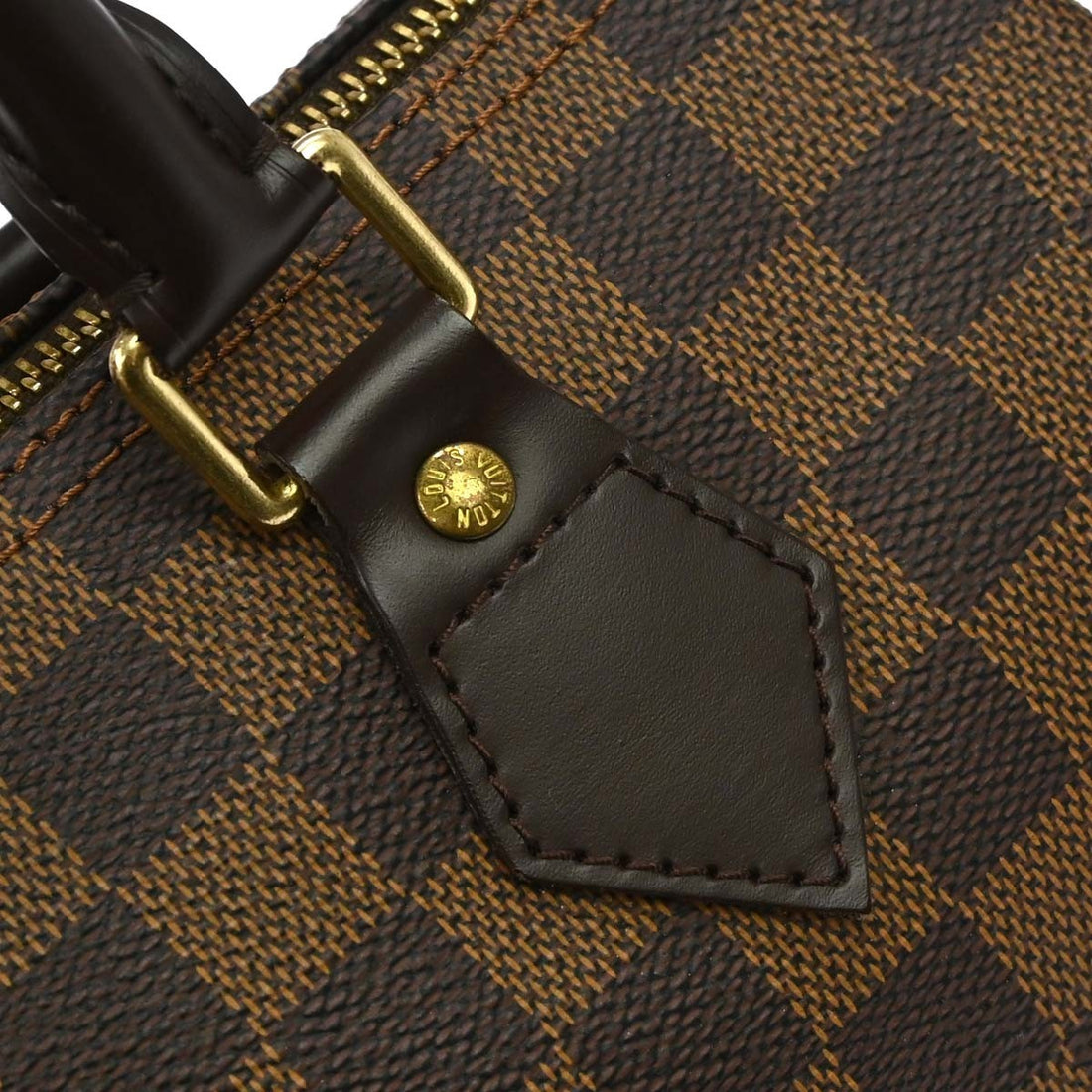 Louis Vuitton Damier Ebene Speedy 25 Handbag Vintage