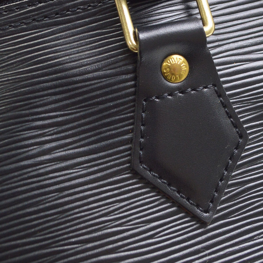 Louis Vuitton Black Speedy 25 Handbag Epi Vintage