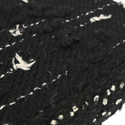 Chanel Black Tweed Elementary Chic Flap Shoulder Bag Vintage