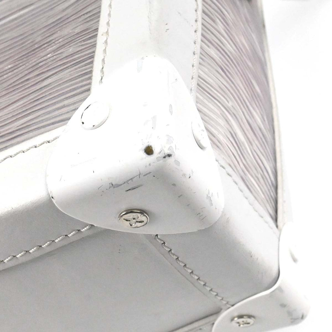 Borsa Louis Vuitton Epi Plage Soft Trunk Vintage in Pelle Epi Bianca