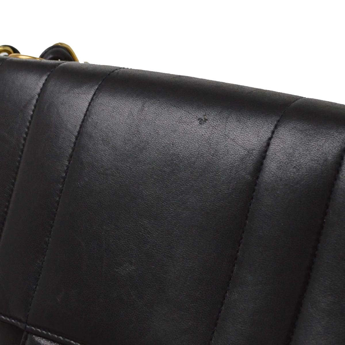 Chanel Black Caviar Mademoiselle Jumbo Classic Flap Bag