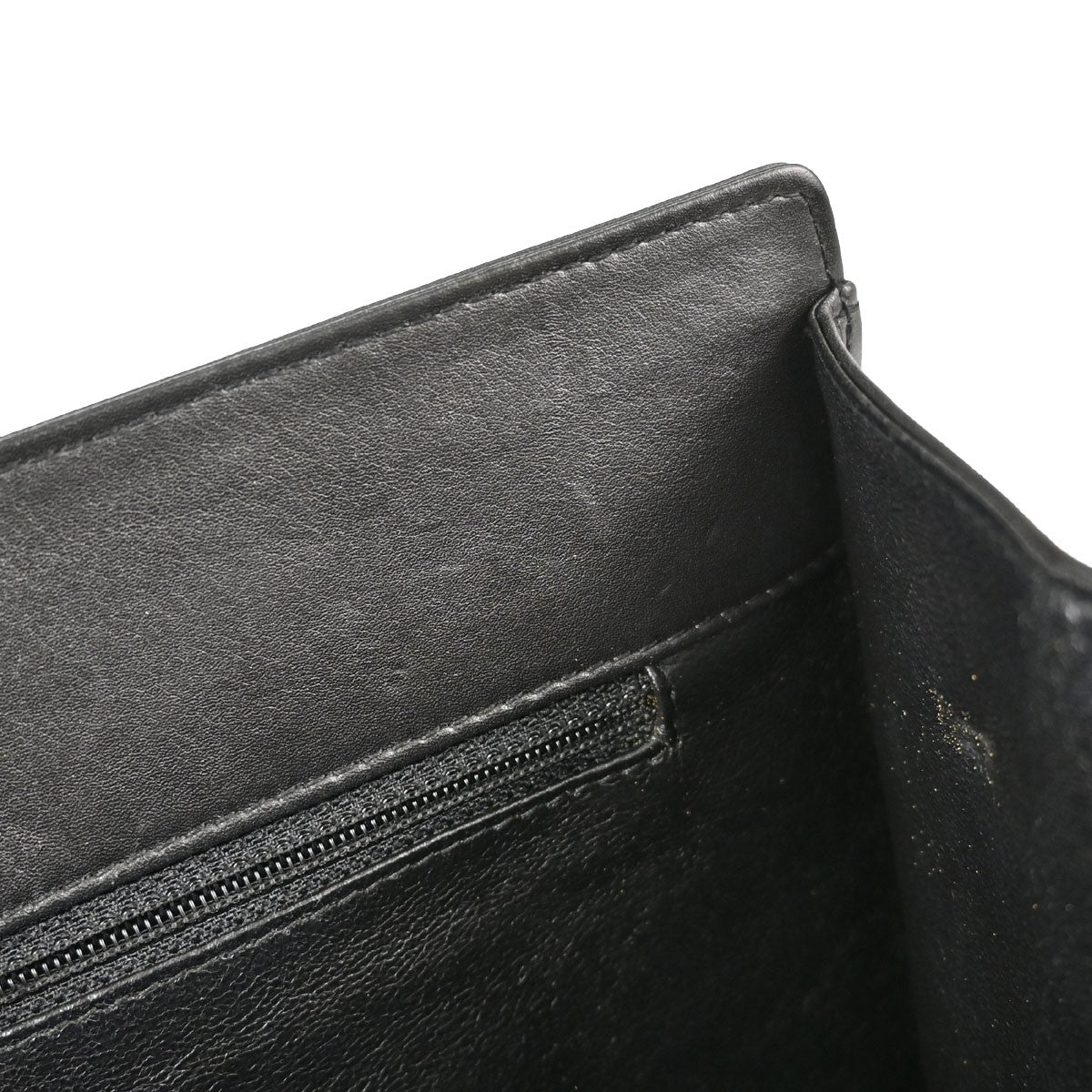 Borsa Chanel Tortoiseshell Vintage in Pelle di Vitello Nera