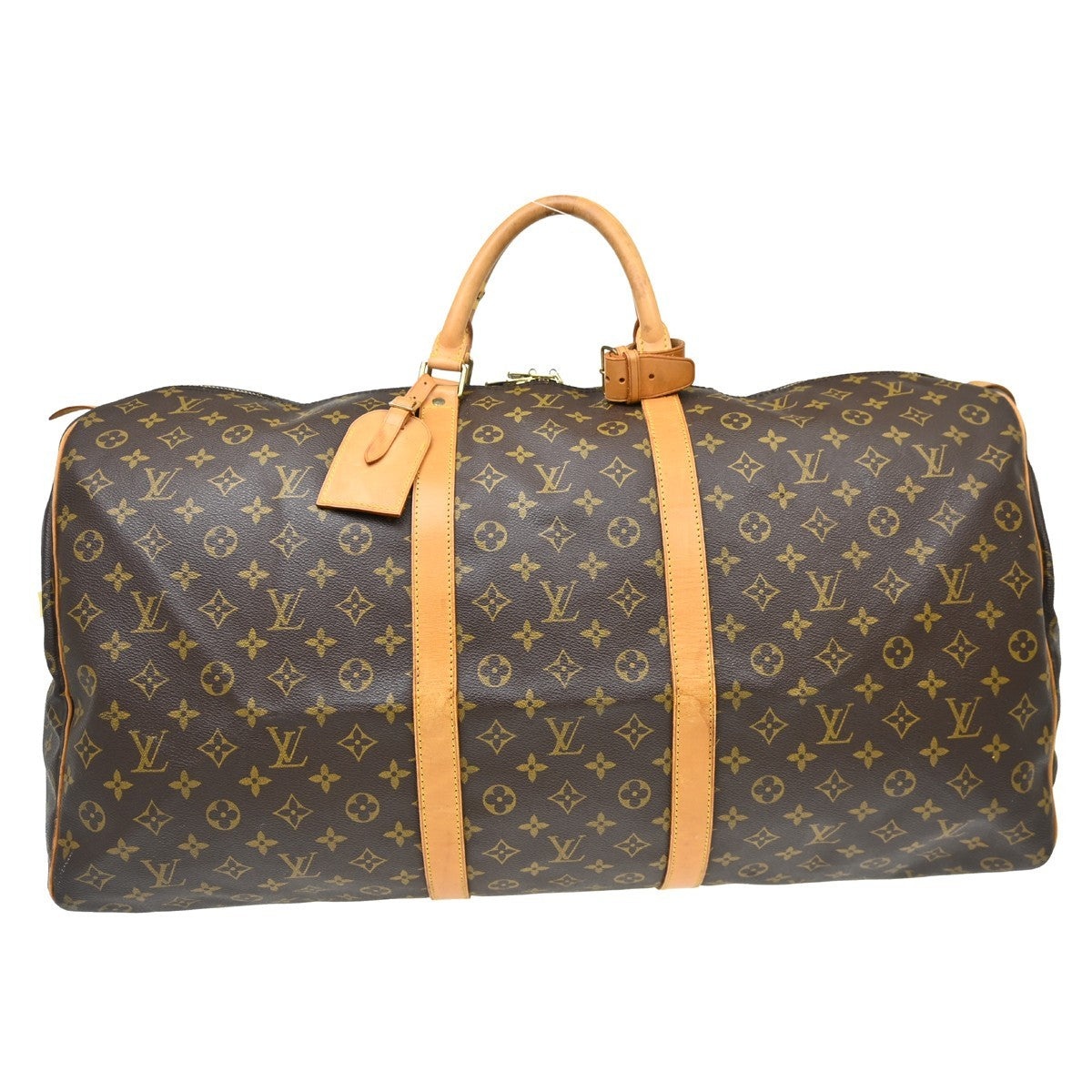 Borsa Louis Vuitton Keepall 60 Vintage da Viaggio in Tela Monogram